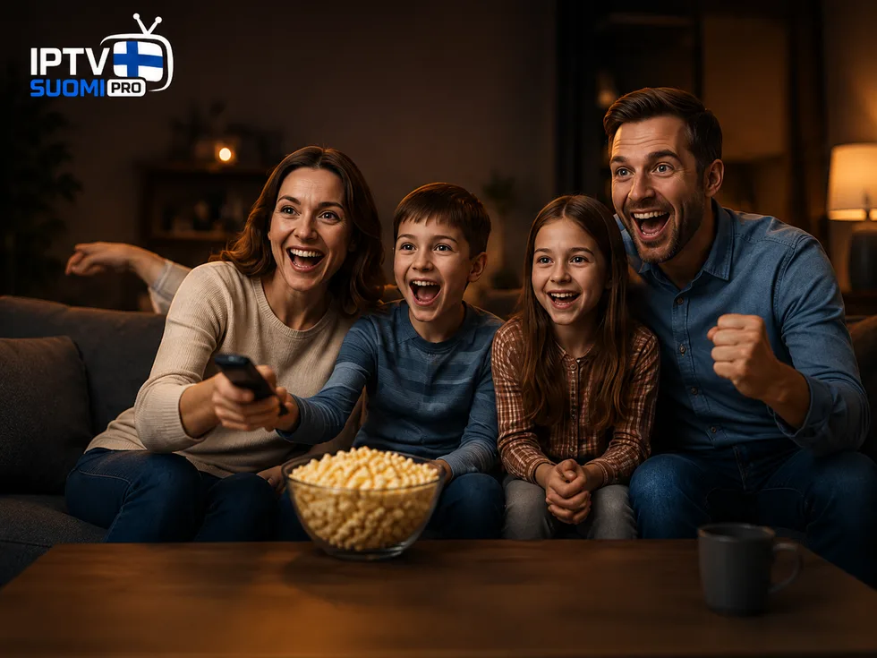 IPTV Suomi Pro -asiakastuki auttaa suomalaista perhettä katselun aloittamisessa